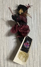 Witches Of Pendle Witch Kitty 25cm Doll in Burgundy BRAND NEW 