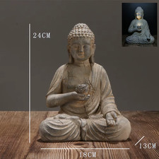 New Resin Solar Buddha Statue