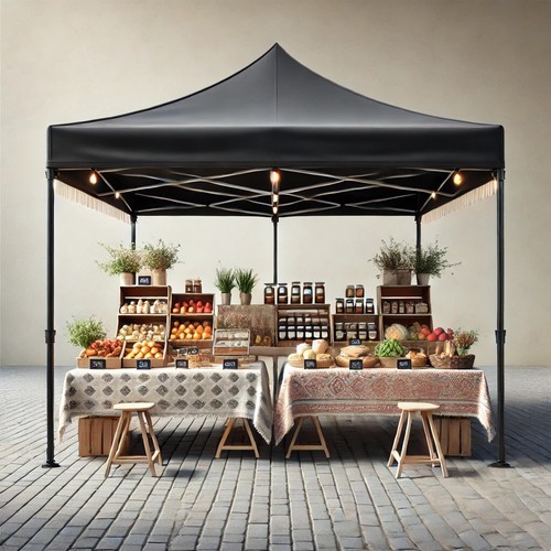 Food market stall business - food,