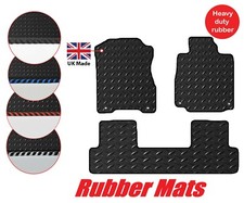 Honda CRV 2012 to 2017 Tailored Car 3mm Rubber Mats & Edgings 4 Clips