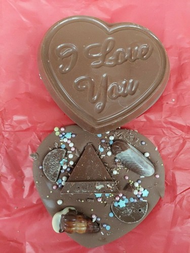 Belgian milk chocolate heart - ,