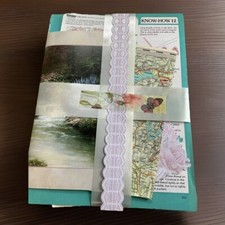 Book pages ,scrapbook, Vintage