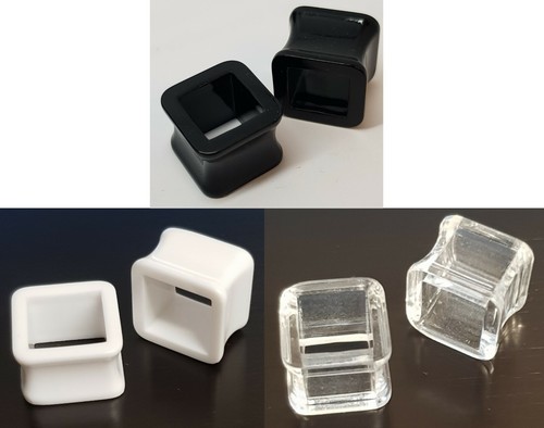 Flesh tunnel ear plug - ear,