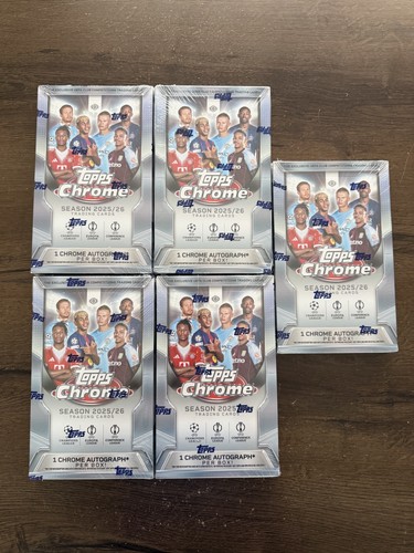 2025 topps chrome uefa club - uefa,