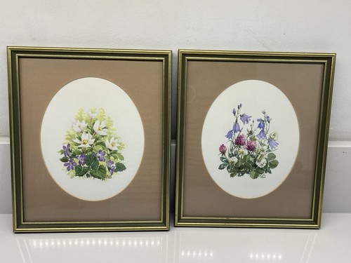 Pair vintage botanical - vintage,