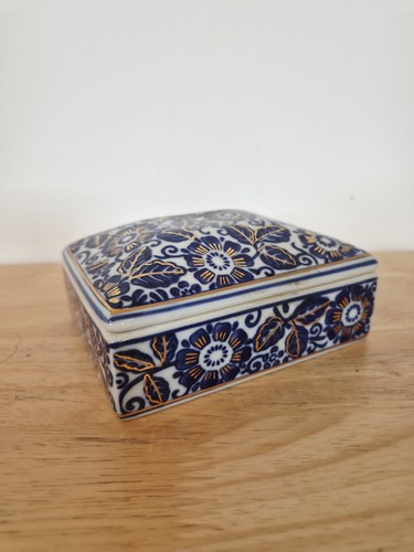 Vintage porcelain trinket - vintage,