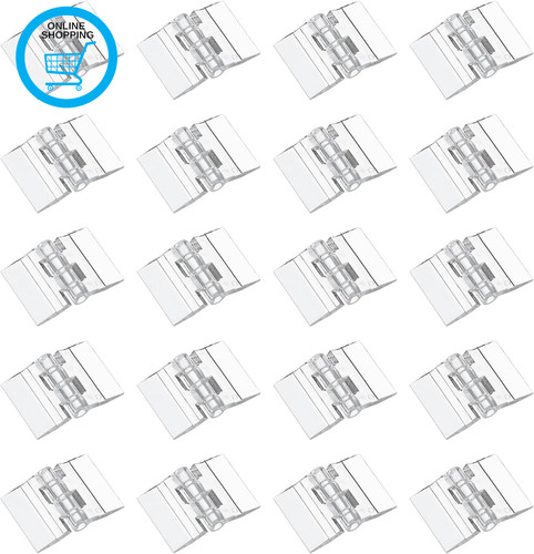 Clear plastic hinges acrylic - hinges,,