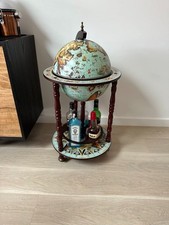 Vintage Wine Bar Antique Globe