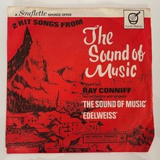 7"VINYL RECORD RAY CONNIFF ORCHESTRA"THE SOUND OF MUSIC"CBS SPECAL PRODUCT 1966