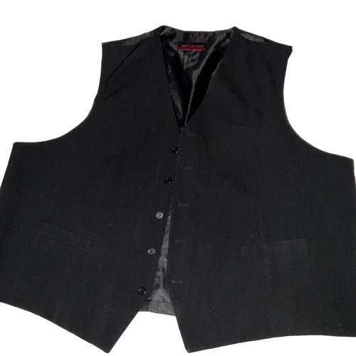 Mens vest black - black,