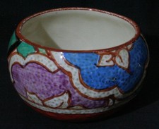 Antique Clarice Cliff Bizarre Fantastique Open Sugar Bowl