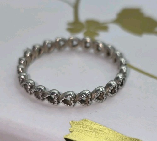 Pandora beaded band hearts - band,