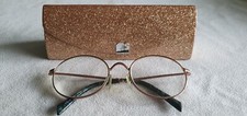 Kylie Minogue 07 round rose gold glasses frames. With case.