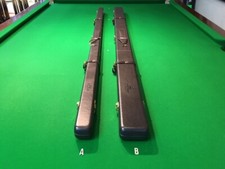 Peradon Dark Brown 1 Piece Leather Snooker Cue Cases Chesworth Cues IN STOCK !!