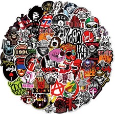 104pc rock stickers lot heavy - 104pc,