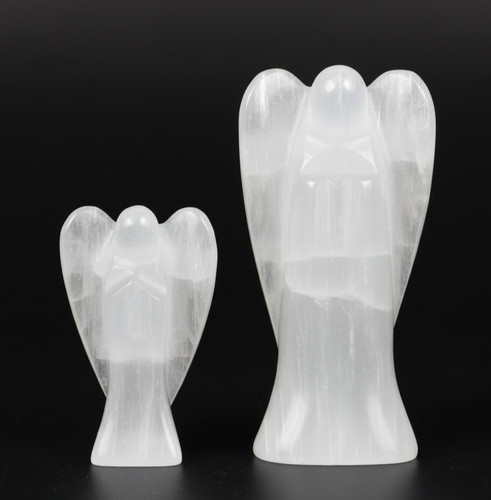 Selenite crystal angel - selenite,