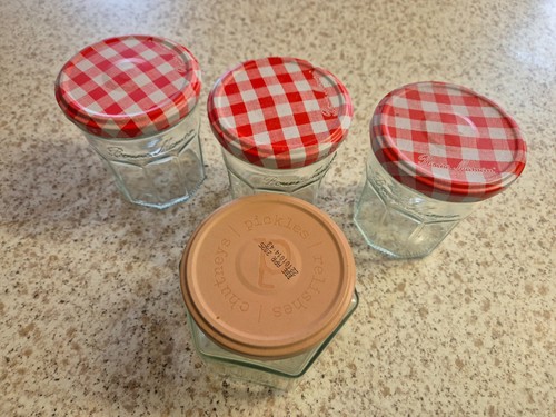 Jam jars bonne maman with - 4,