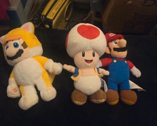 Nintendo super mario teddy - super, 3x