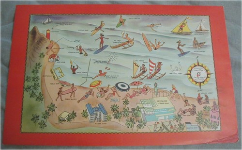 Vtg outrigger canoe - vtg.,