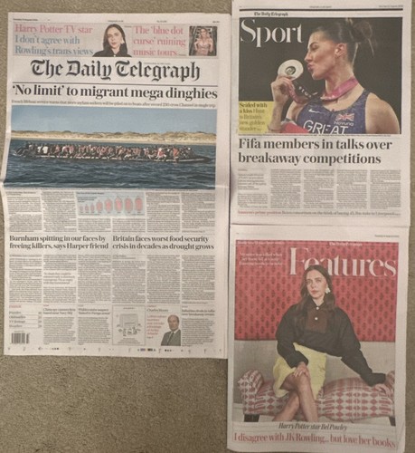 The daily telegraph 11th - daily,