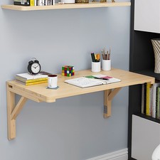 Folding Wall Mounted Table Laptop Drop Leaf Table Multi-functional Desk 