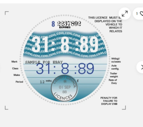 1963 2010 replica - tax, disc