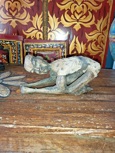 Vintage hand carved african - vintage,