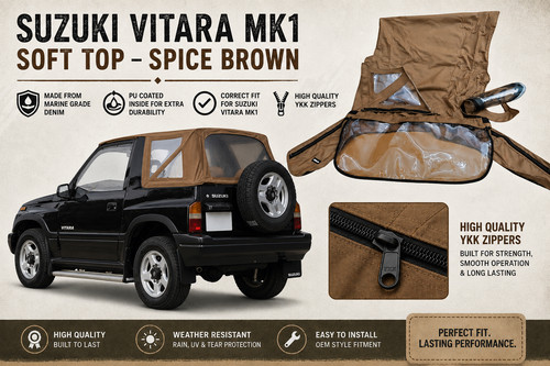 Soft top for suzuki - soft, vitara