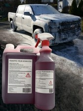 Caustic traffic film remover - caustic,