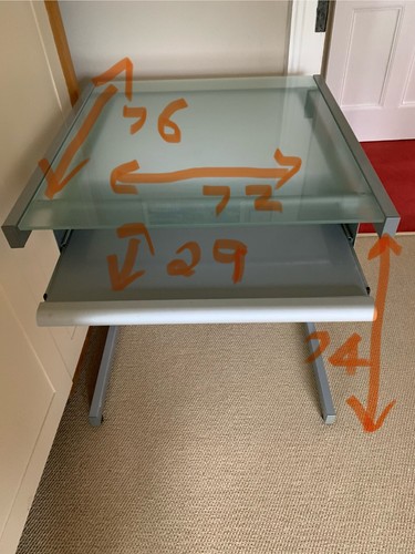 Computer desk table home - computer,