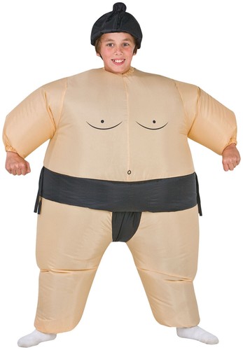 Sumo wrestler inflatable - wrestler, kid
