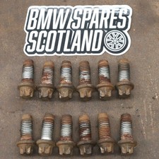 12x BMW 3 SERIES E46 Rear Diff to Driveshaft Mounting Bolts 330ci MANUAL Z3 3.0