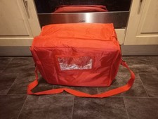 PIZZA BAG RED isolated - Pizza Delivery Bag