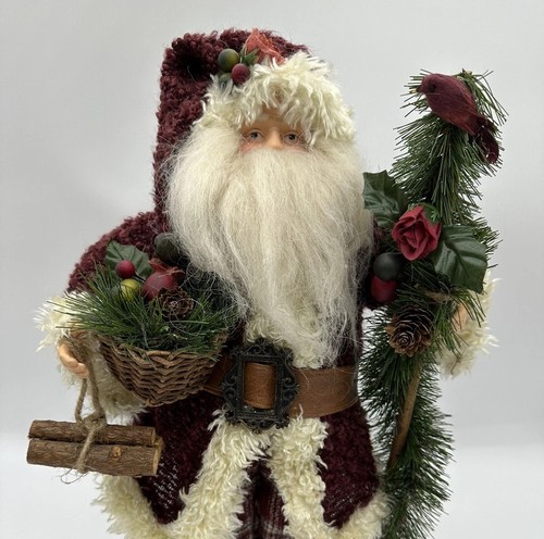 Santa clause bringing berries - santa,