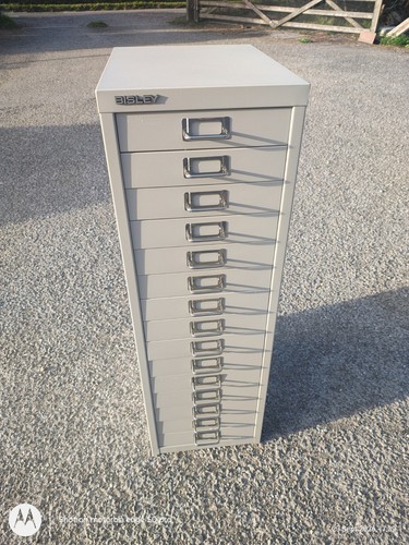 Bisley steel filling cabinet - filling,