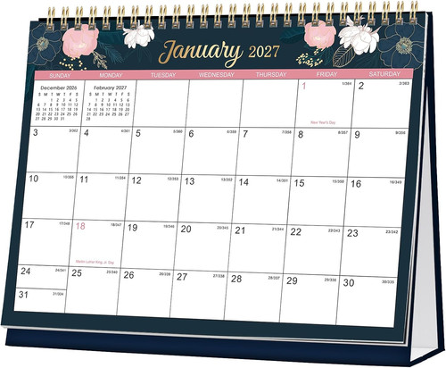 2027 desk calendar flip - desk,