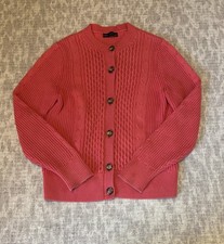 Ladies M&S Cable Knit Wooden