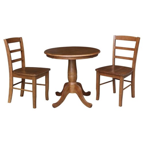 Wood dining table with - in.,
