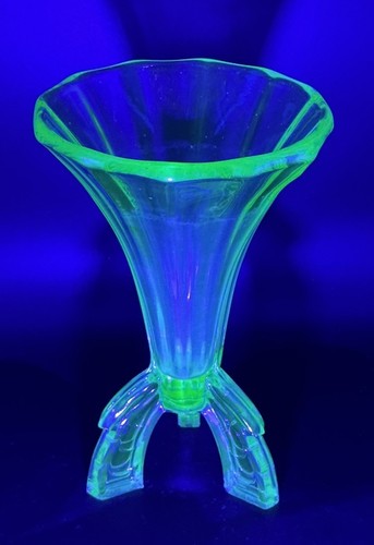 Vintage art deco green uranium - deco,
