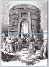 D321347 Stoke on Trent. Longton. Gladstone Pottery Museum. Placing the Kiln 1845