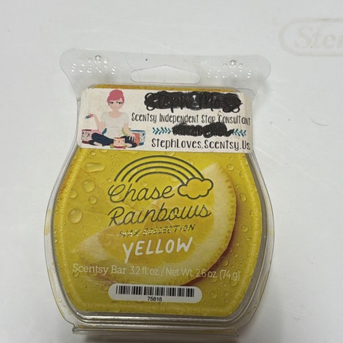 Scentsy chase rainbows yellow - rainbows,