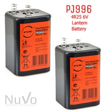 NEW GENUINE NX LANTERN TORCH BATTERY 6V 6 VOLT 4R25R PJ996 996 908 430 BATTERIES