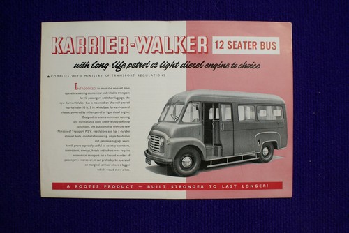Rootes karrier walker - karrier,