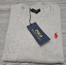 Boys Grey Ralph Lauren Jumpers