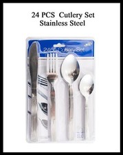 24 Piece Stainless Steel