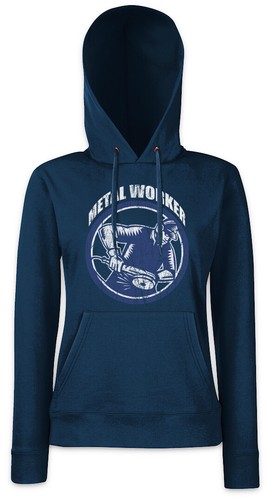 Metal worker women hoodie - worker,