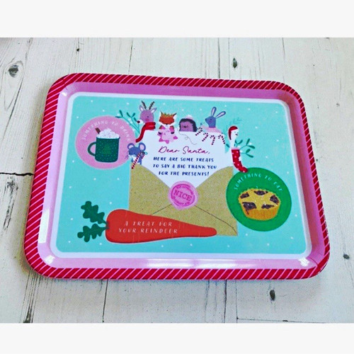 Christmas plastic serving tray - plastic,