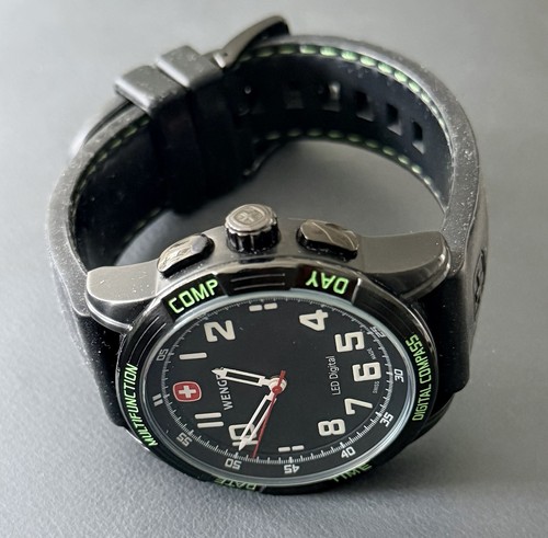 Vntg wenger nomad green led - wenger,