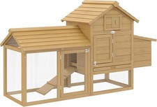 Wooden Chicken Coop with Run