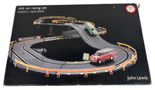 John Lewis Slot Car Racing Set Mini Cooper Track Toy - G16 O740